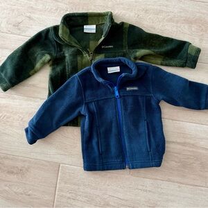 Columbia Fleece Sweaters - Set of 2 EUC 18-24 months